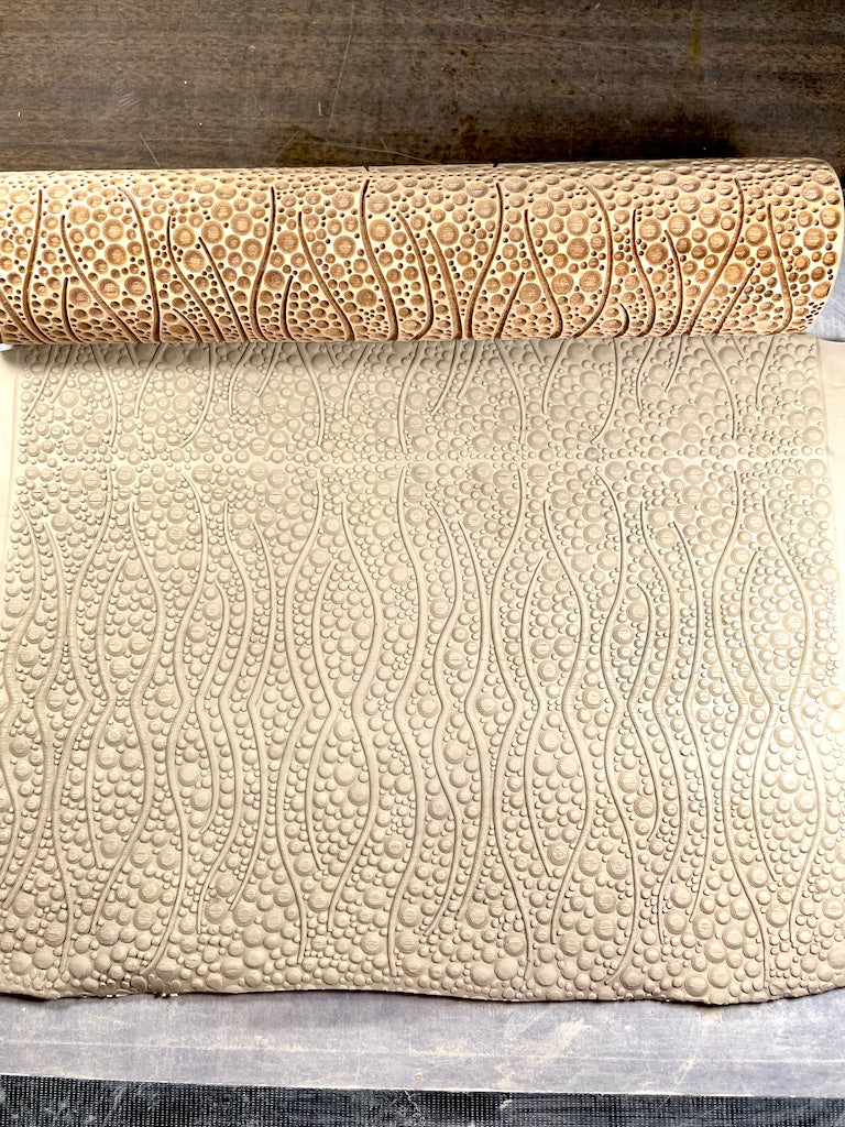 Mystical Bubbles 3D Textured Rolling Pin