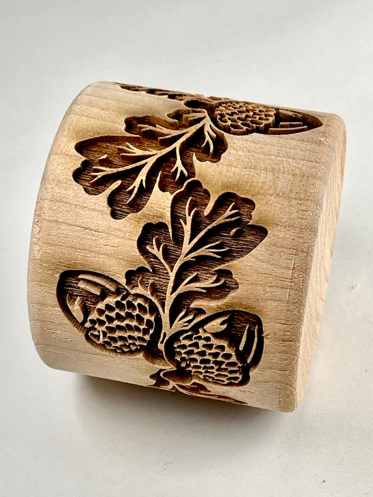 Pyrography Wooden Rolling Box