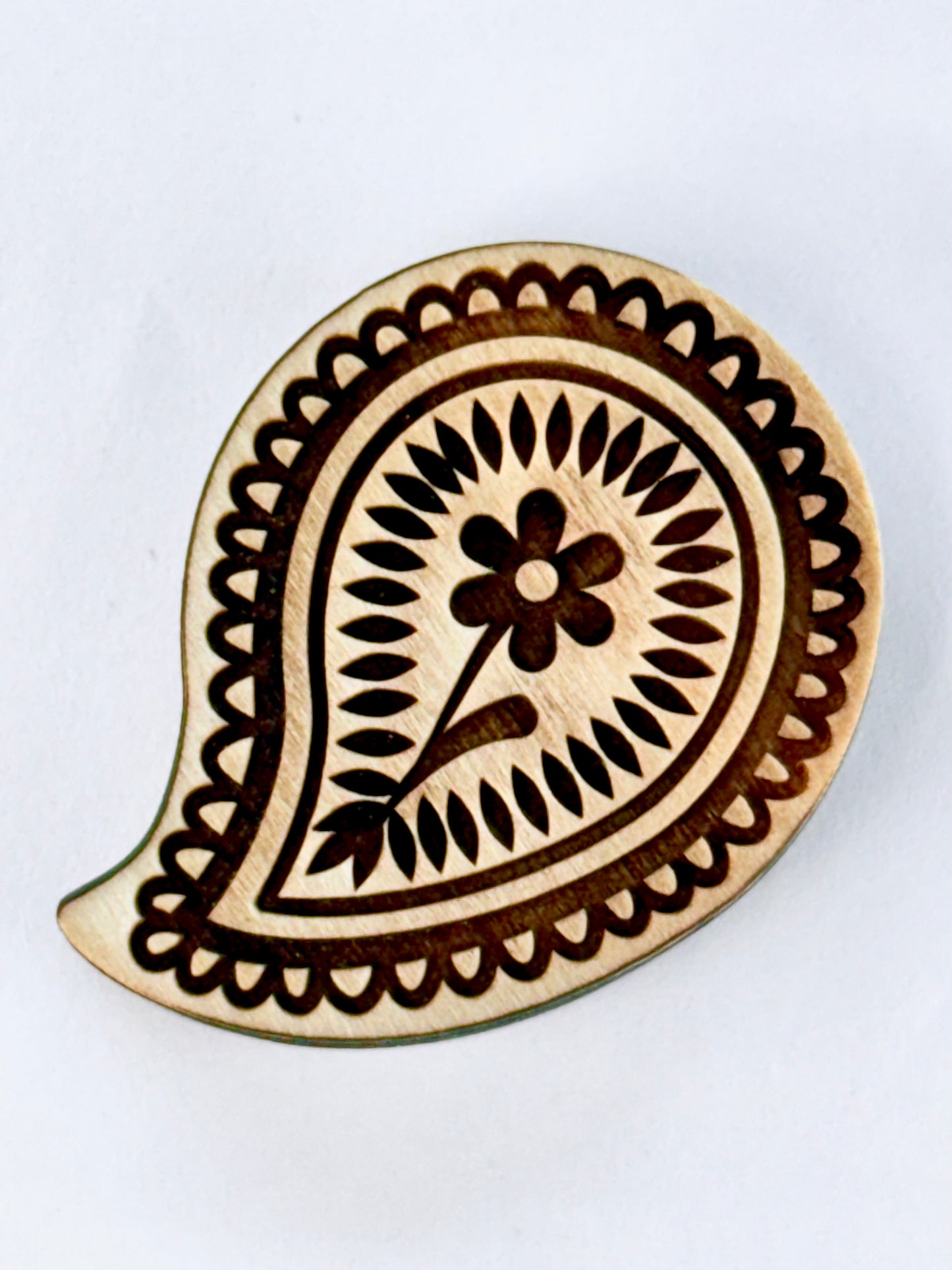 Paisley - Stamp with single flower