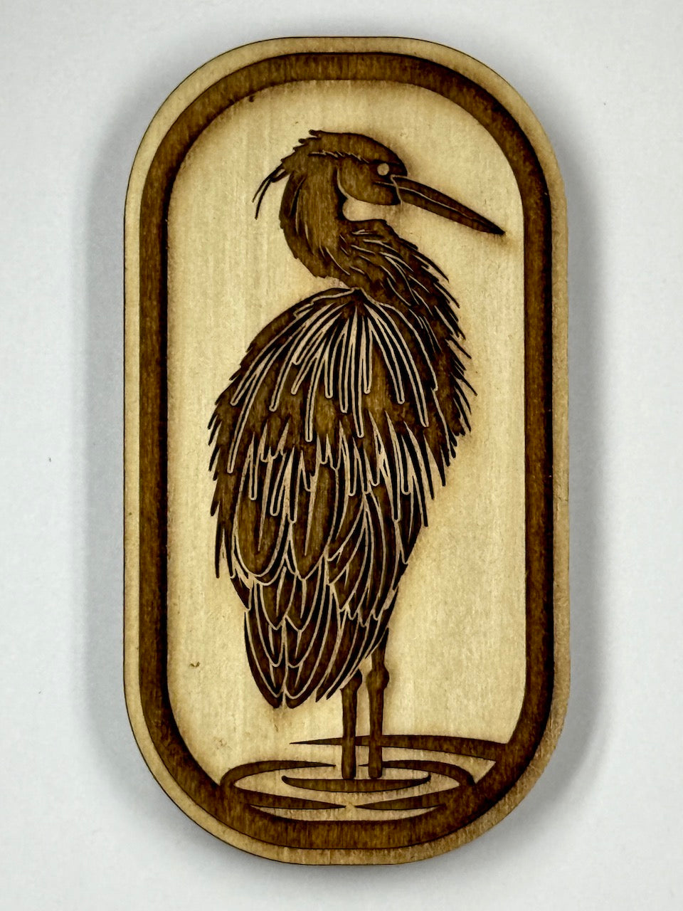Great Blue Heron- Stamp