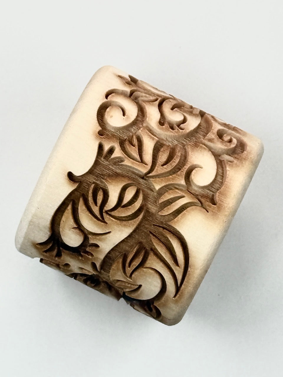 2" Leaves & Vines Textured Rolling Pin