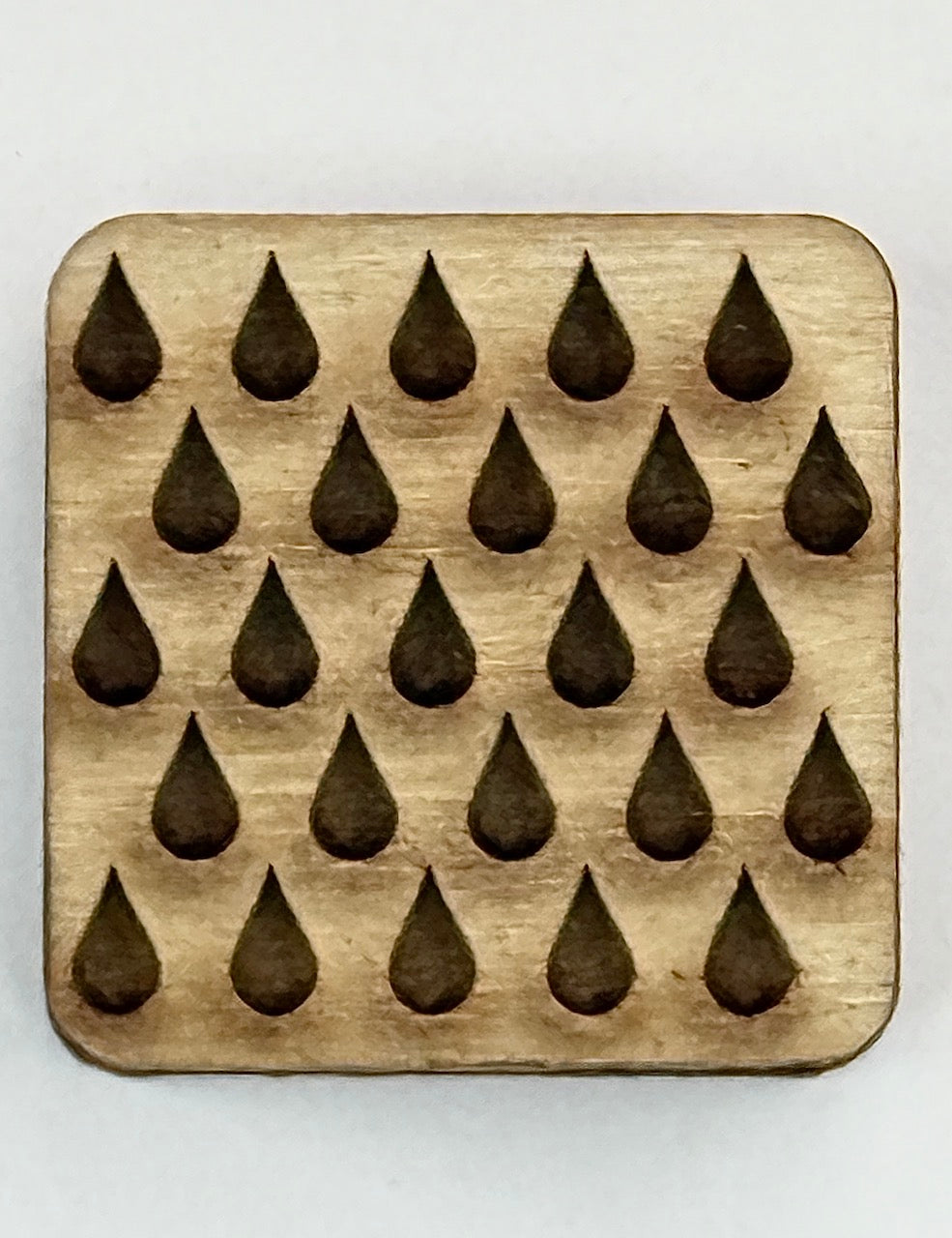 Looney Bin (Recessed Droplets)- Stamp