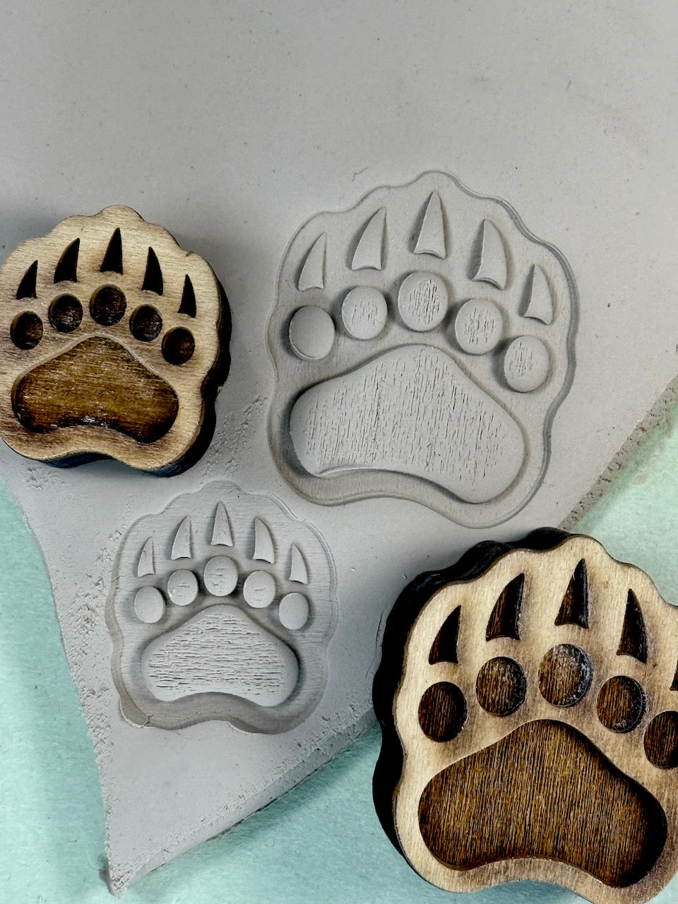 Bear Paw - Large - Stamp