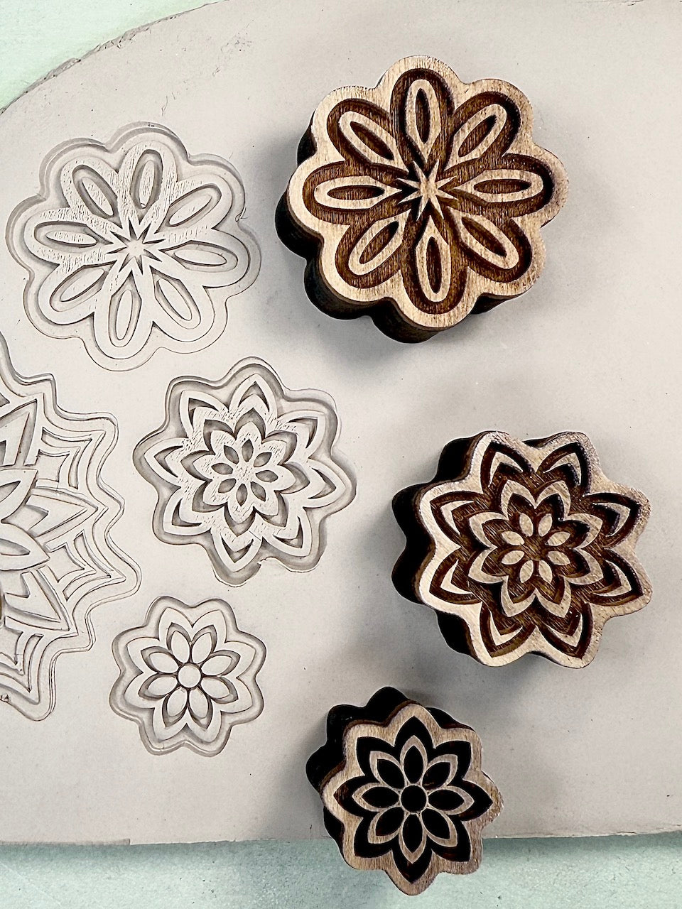 Flower Power small stamp