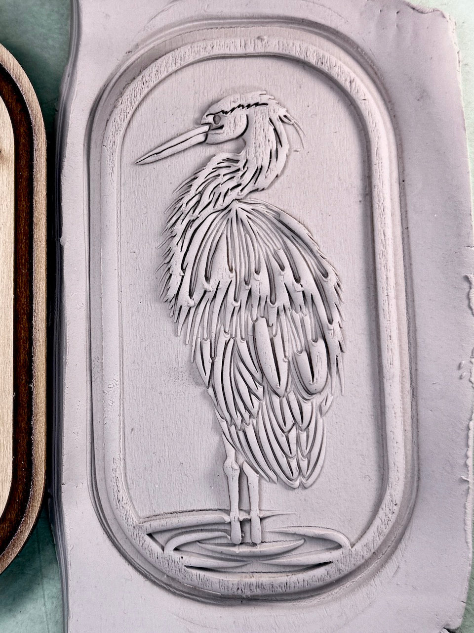 Great Blue Heron- Stamp
