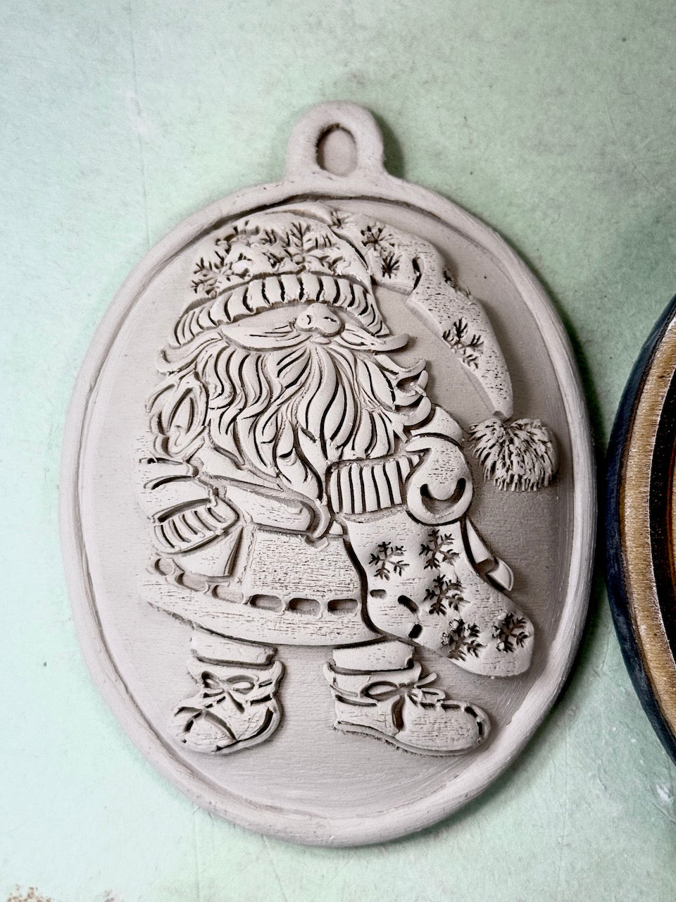 Ornament (Santa Gnomes: Gnome with Stocking)- Stamp
