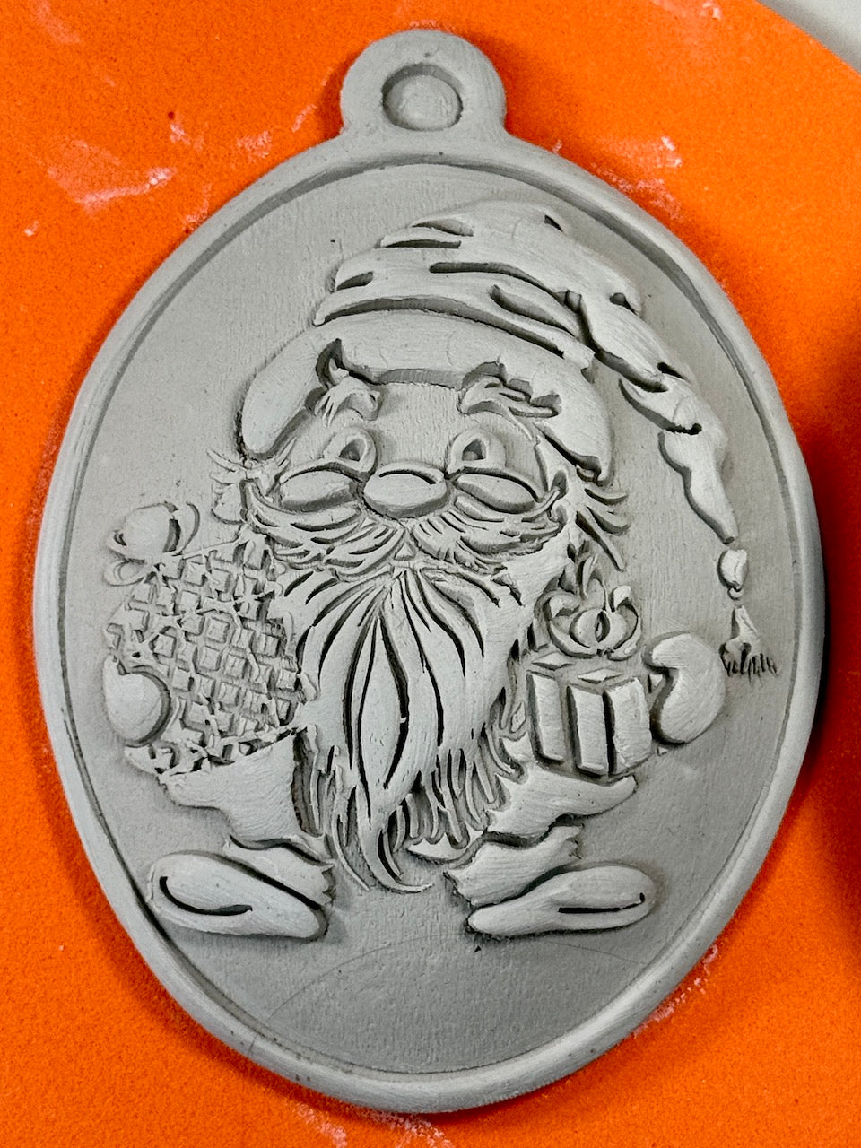 Ornament (Santa Gnomes: Gnome with gifts)- Stamp