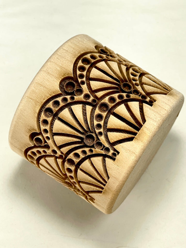2" Gatsby Textured Rolling Pin