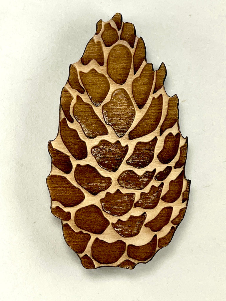 Pinecone (Large THIN)- Stamp