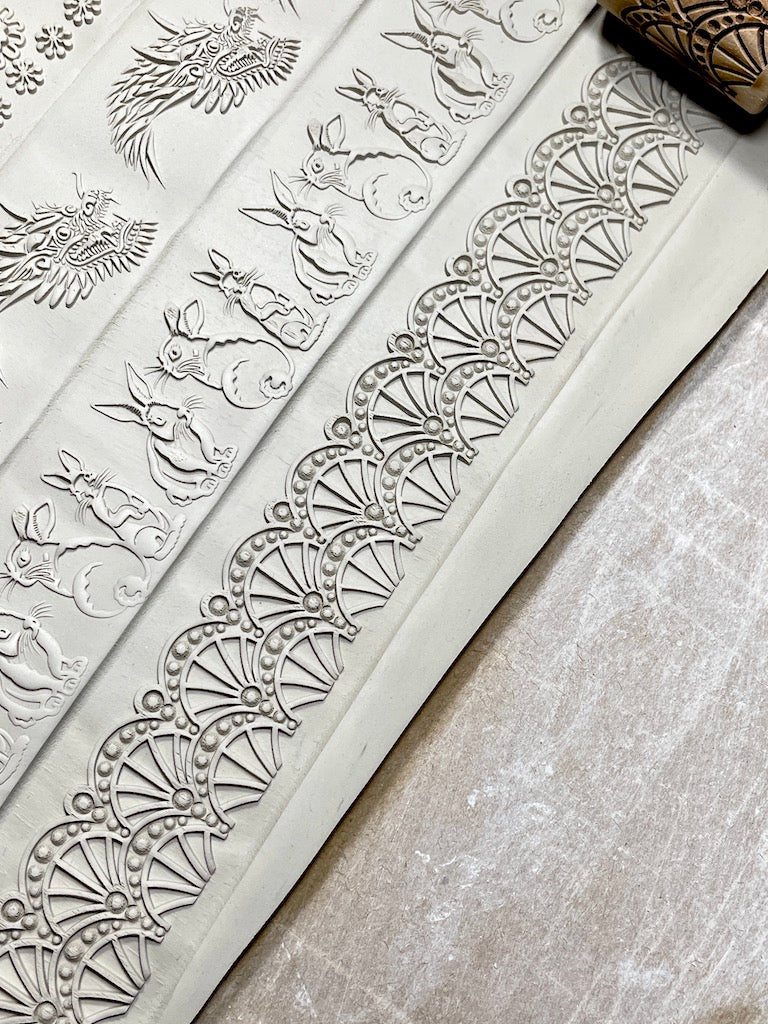 2" Gatsby Textured Rolling Pin