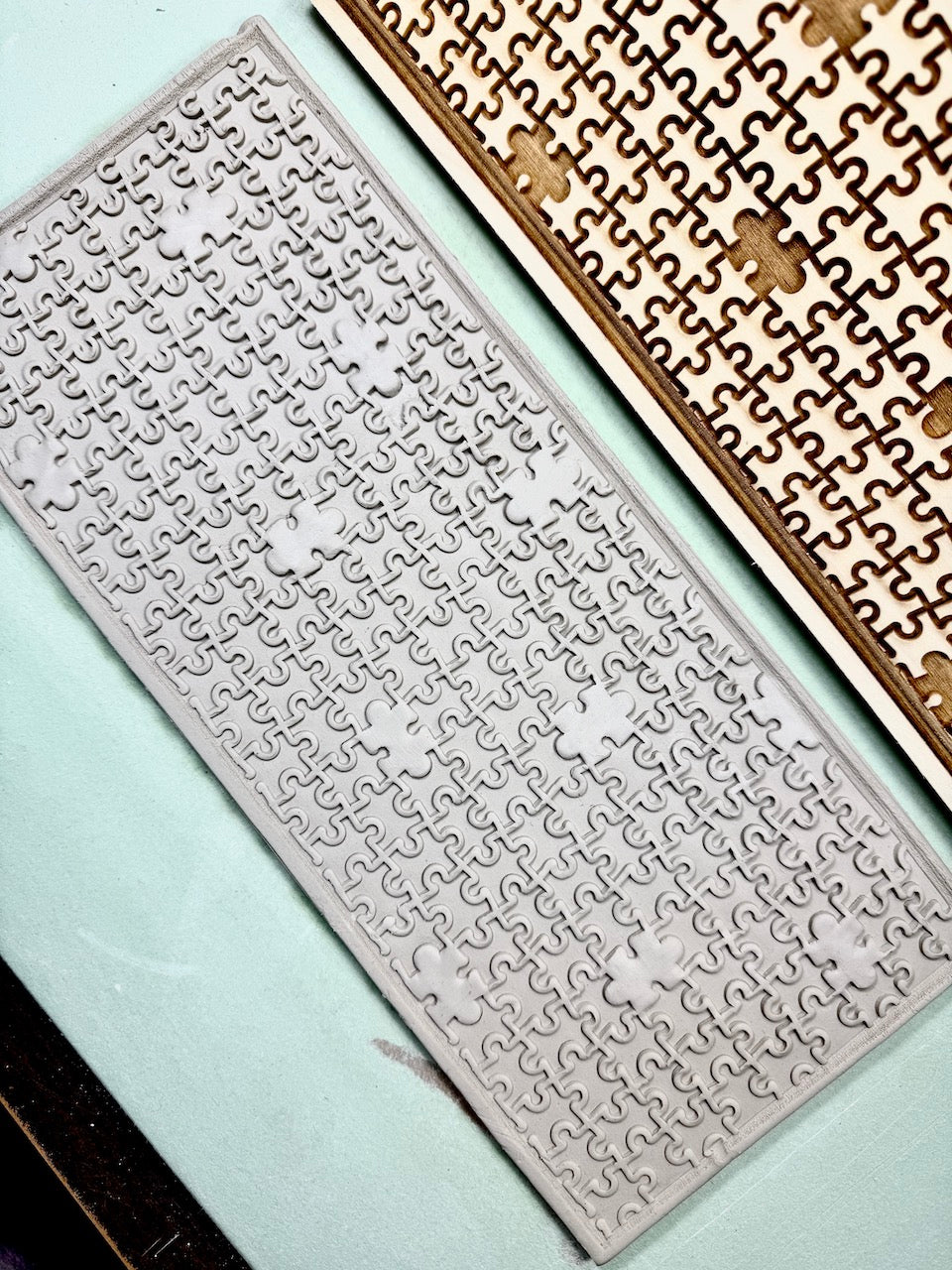 Jigsaw Puzzle (Small) Textured Mug Plank