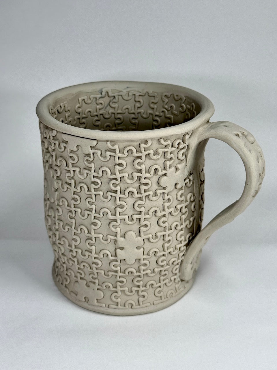 Jigsaw Puzzle (Small) Textured Mug Plank