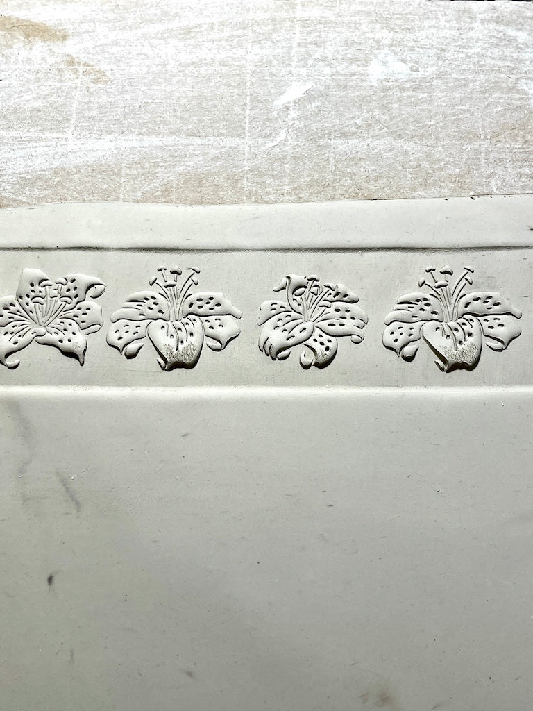 2" Tiger Lily Textured Rolling Pin
