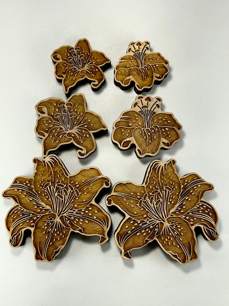 tiger lily stamp Tiger Lily Collection- Stamp Bundle
