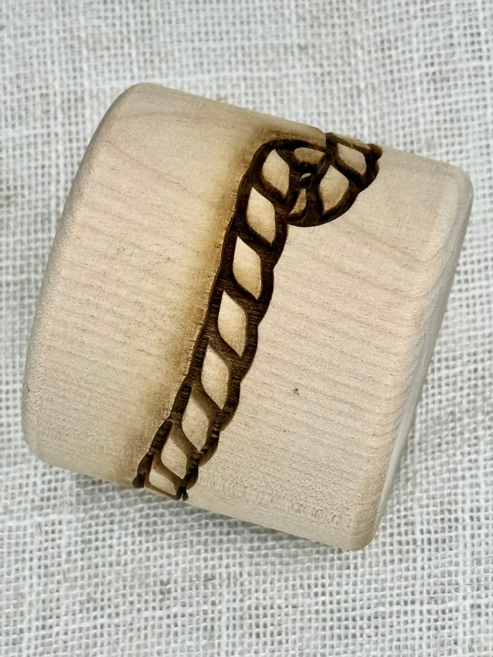 2" Nautical Knots Textured Rolling Pin