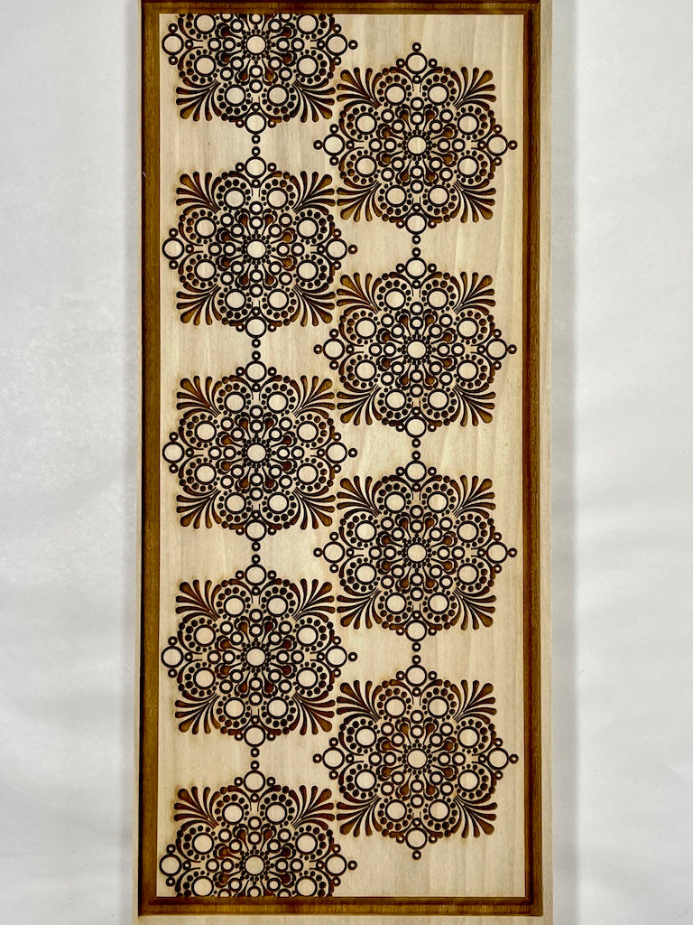 Mandala Lace Textured Mug Plank