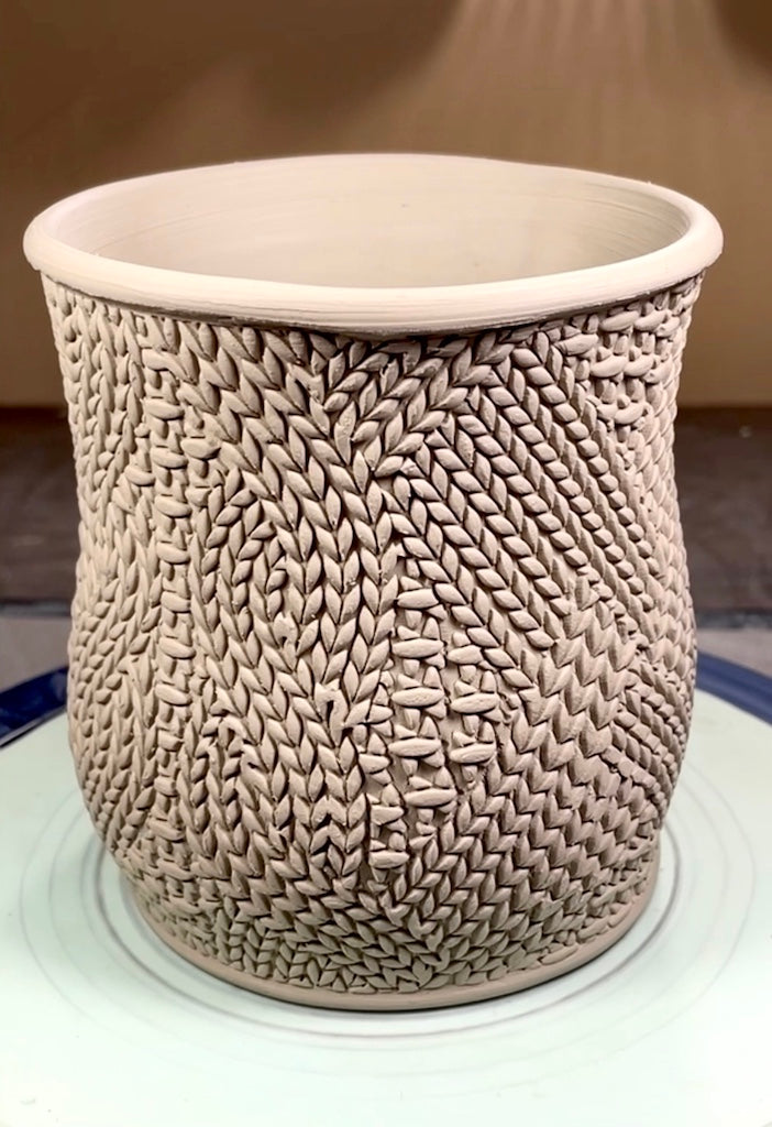 Knit Textured Mug Plank