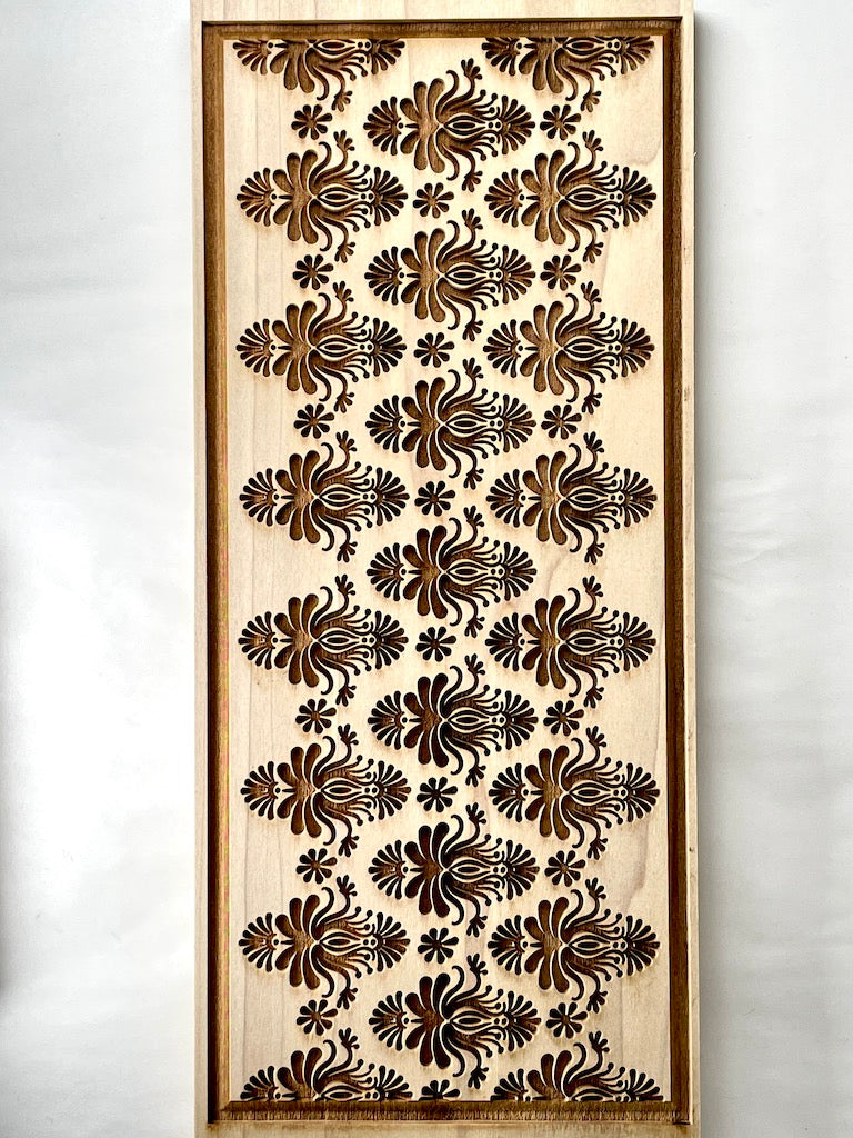 Floral Phoenix Textured Mug Plank