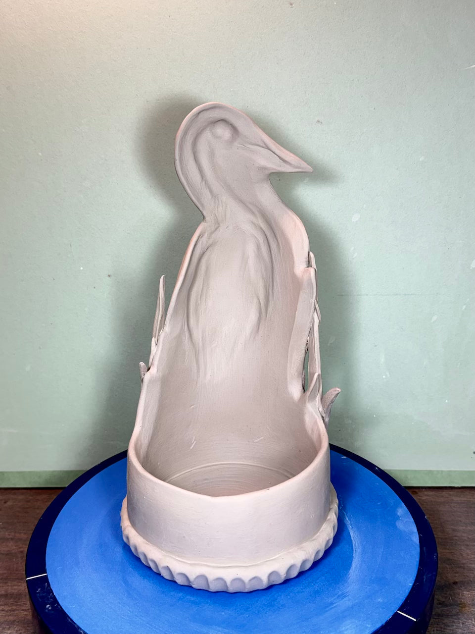 Great Blue Heron (Single Large Image) Textured Rolling Pin