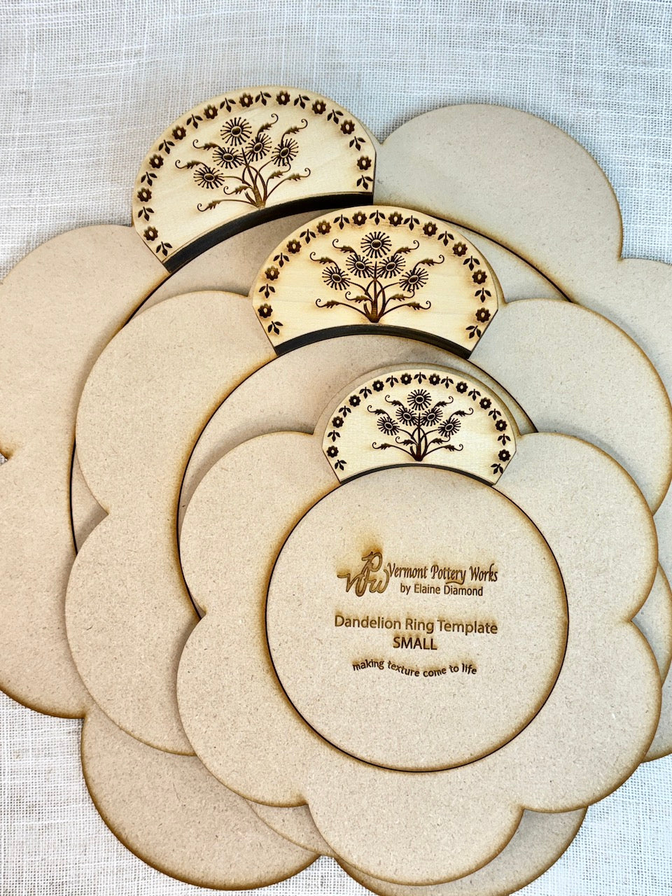 Rigid Dandelion Ring Template