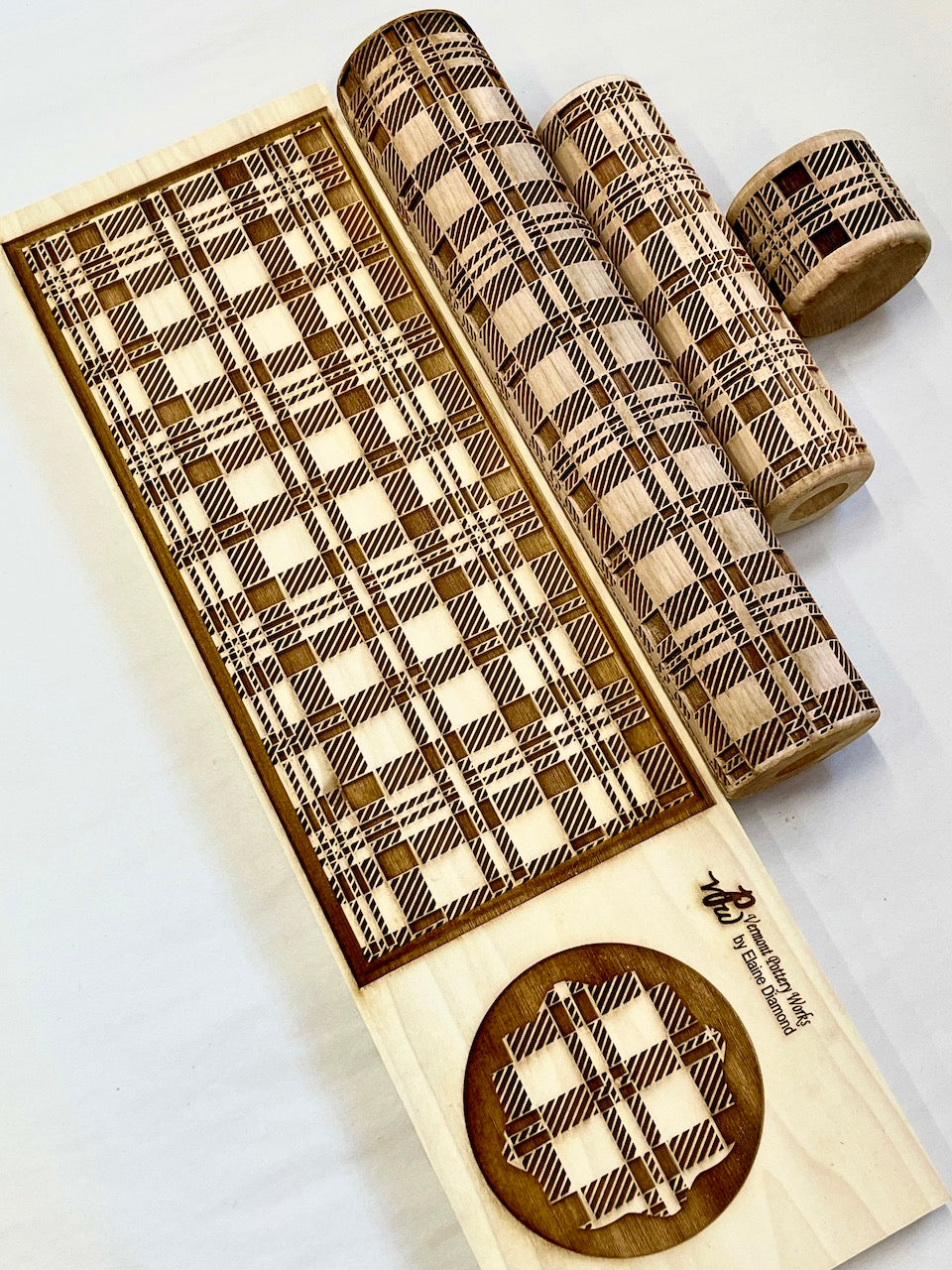 Plaid (Classic) Textured Mug Plank