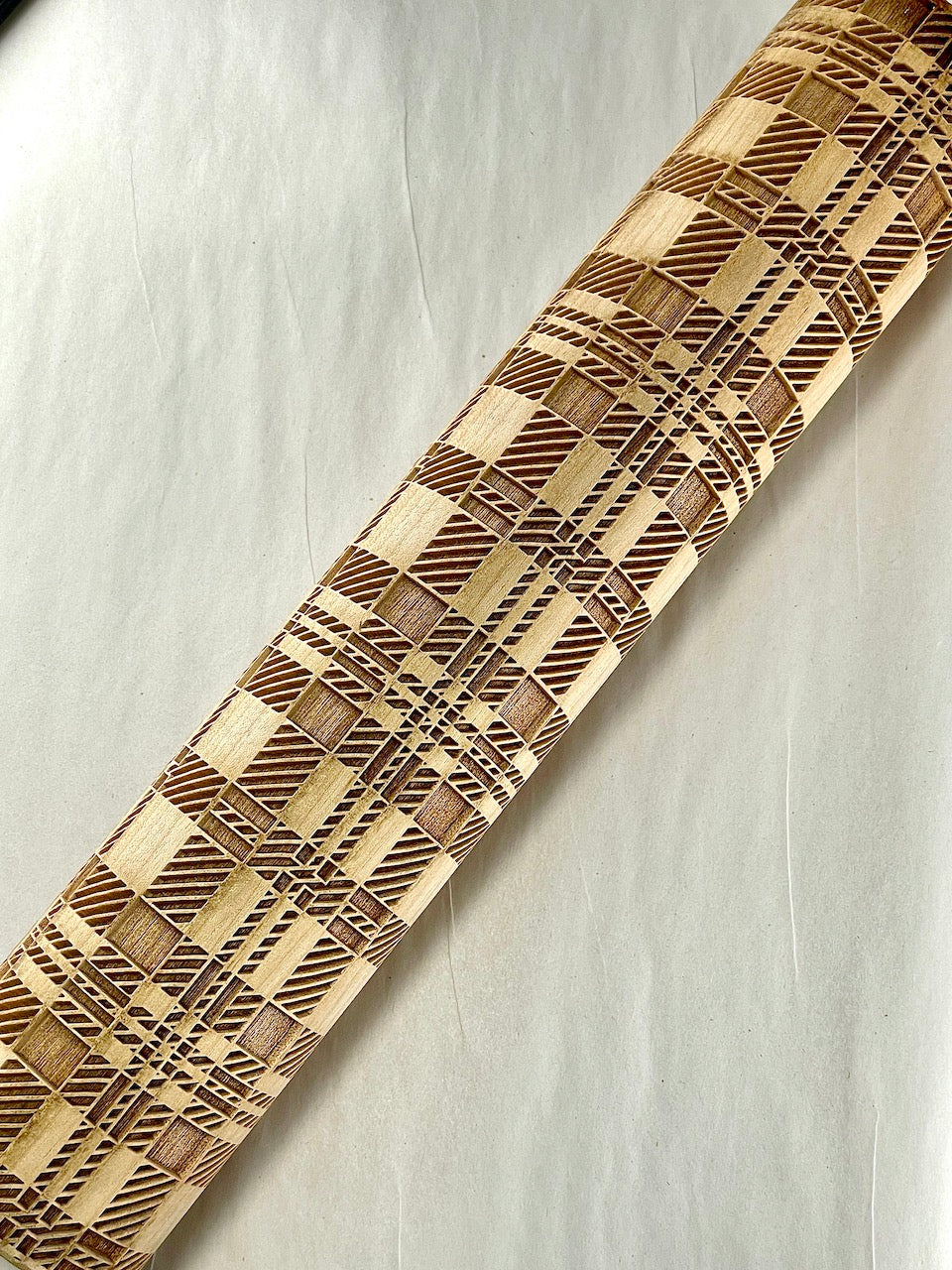 Plaid (Classic) Textured Rolling Pin