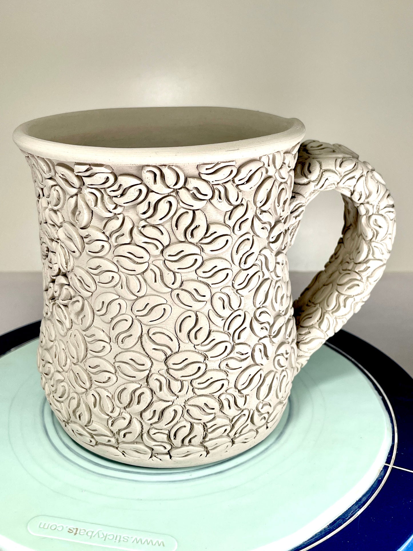 Coffee Beans Textured Rolling Pin