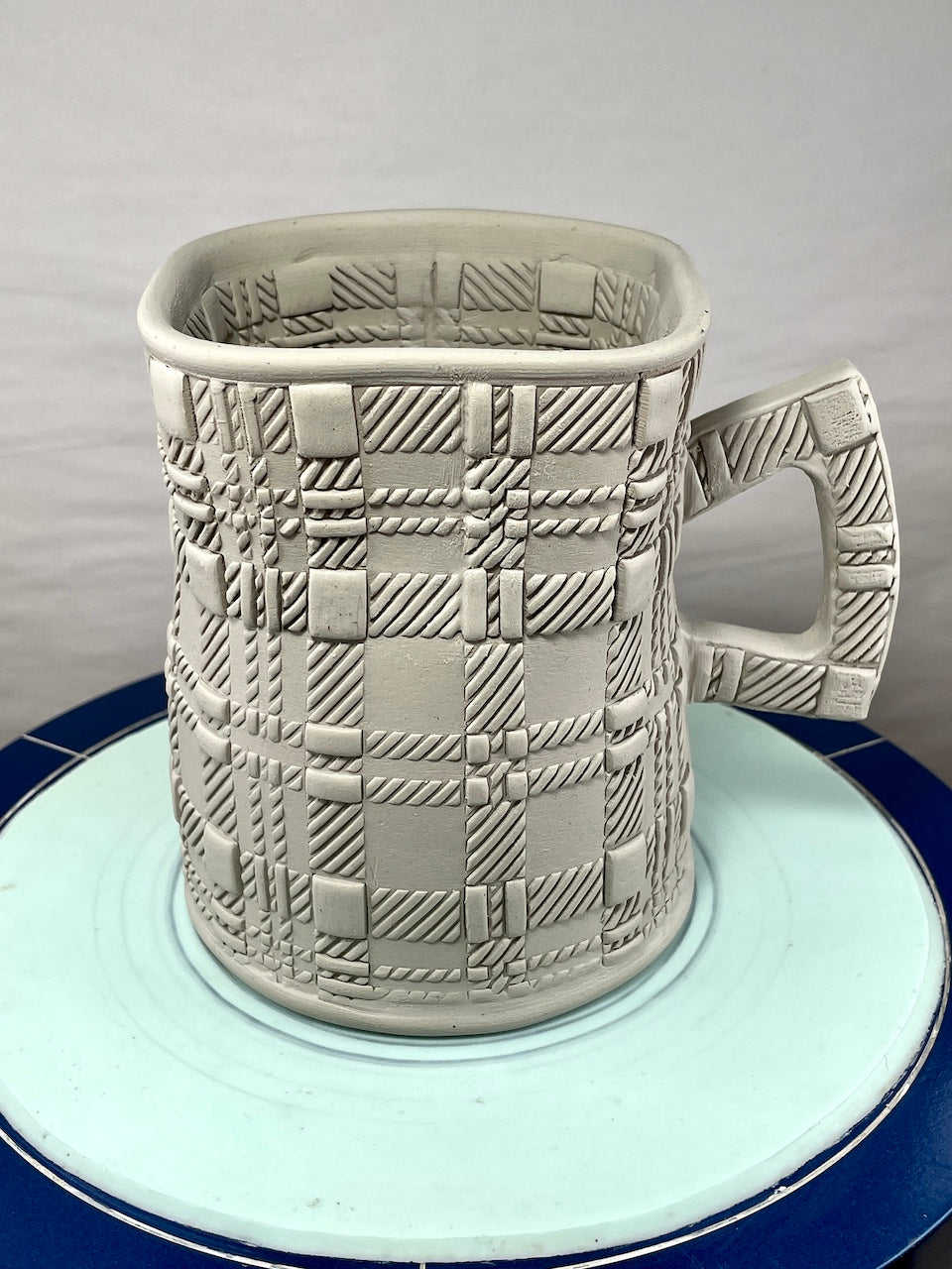 2" Plaid (Classic) Textured Rolling Pin