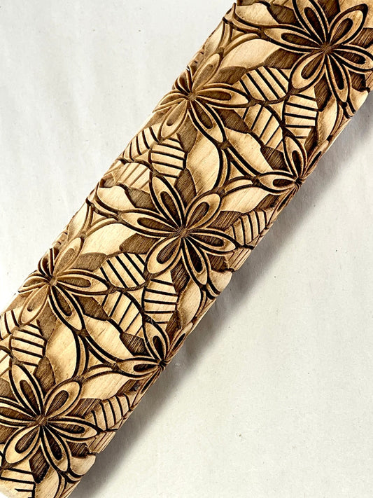 7" Grandma's Lace Textured Rolling Pin