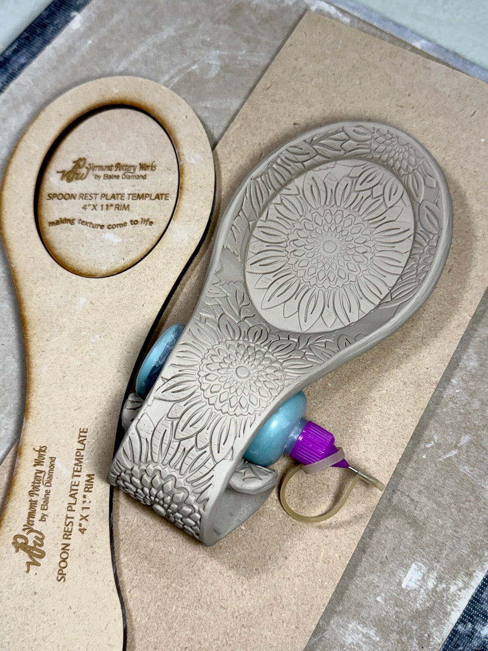 Spoon Rest Template (Rigid)
