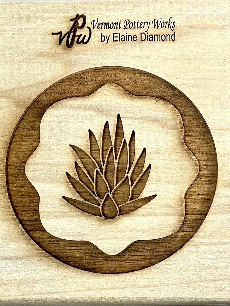 Succulents Textured Mug Plank