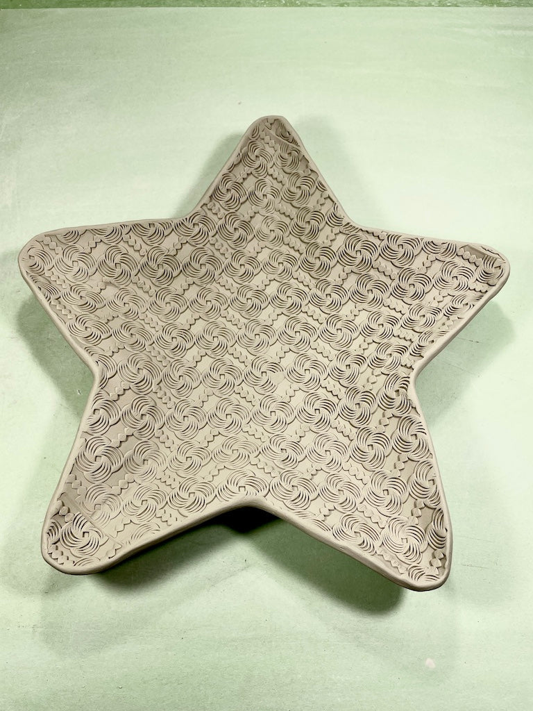 Pin Wheels & RicRac Textured Rolling Pin