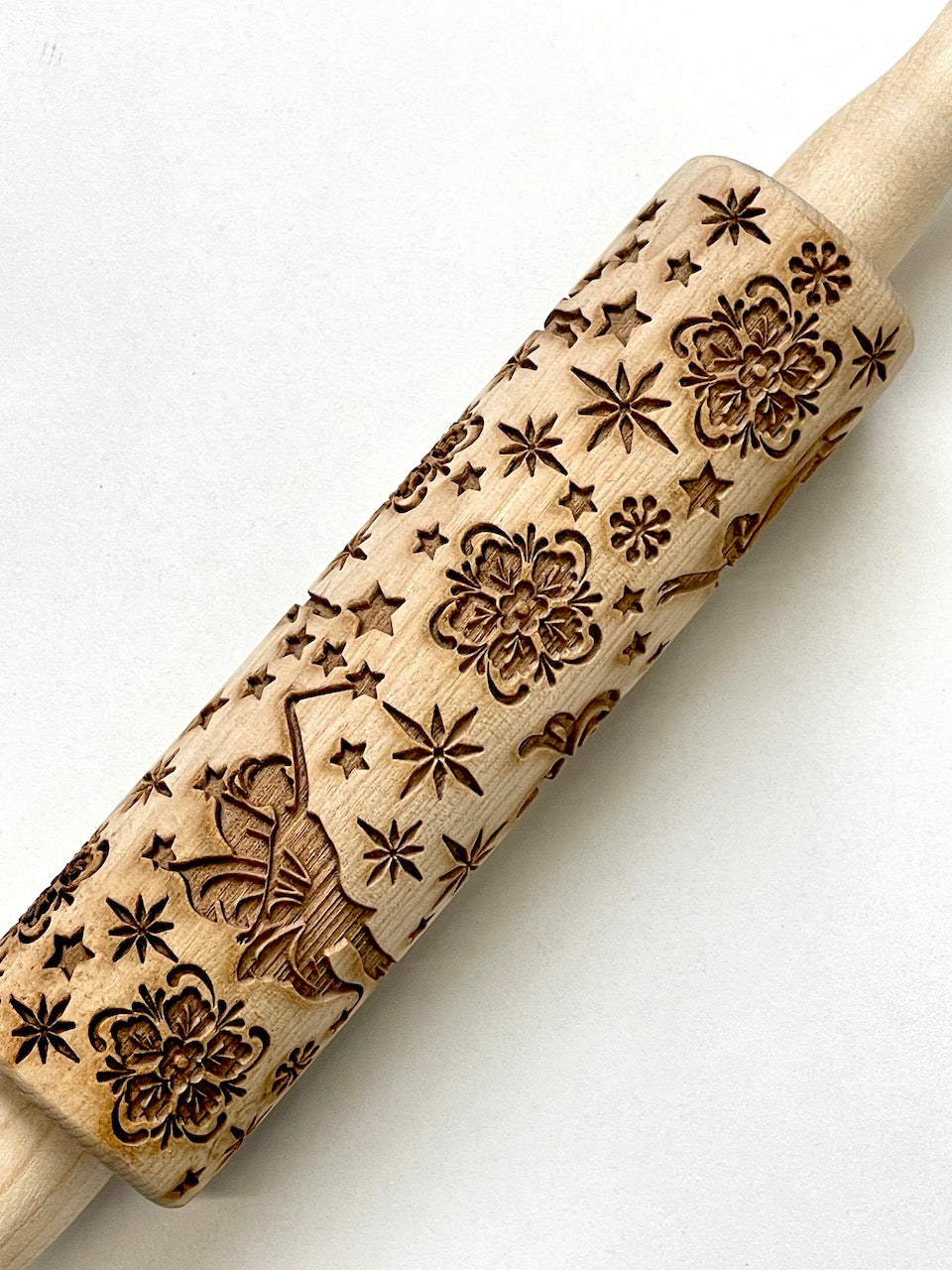 7" Fairy Textured Rolling Pin