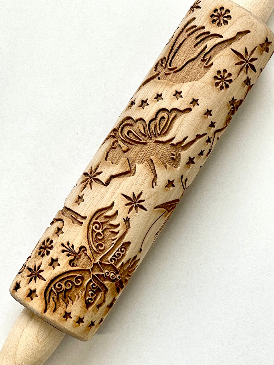 7" Fairy Textured Rolling Pin