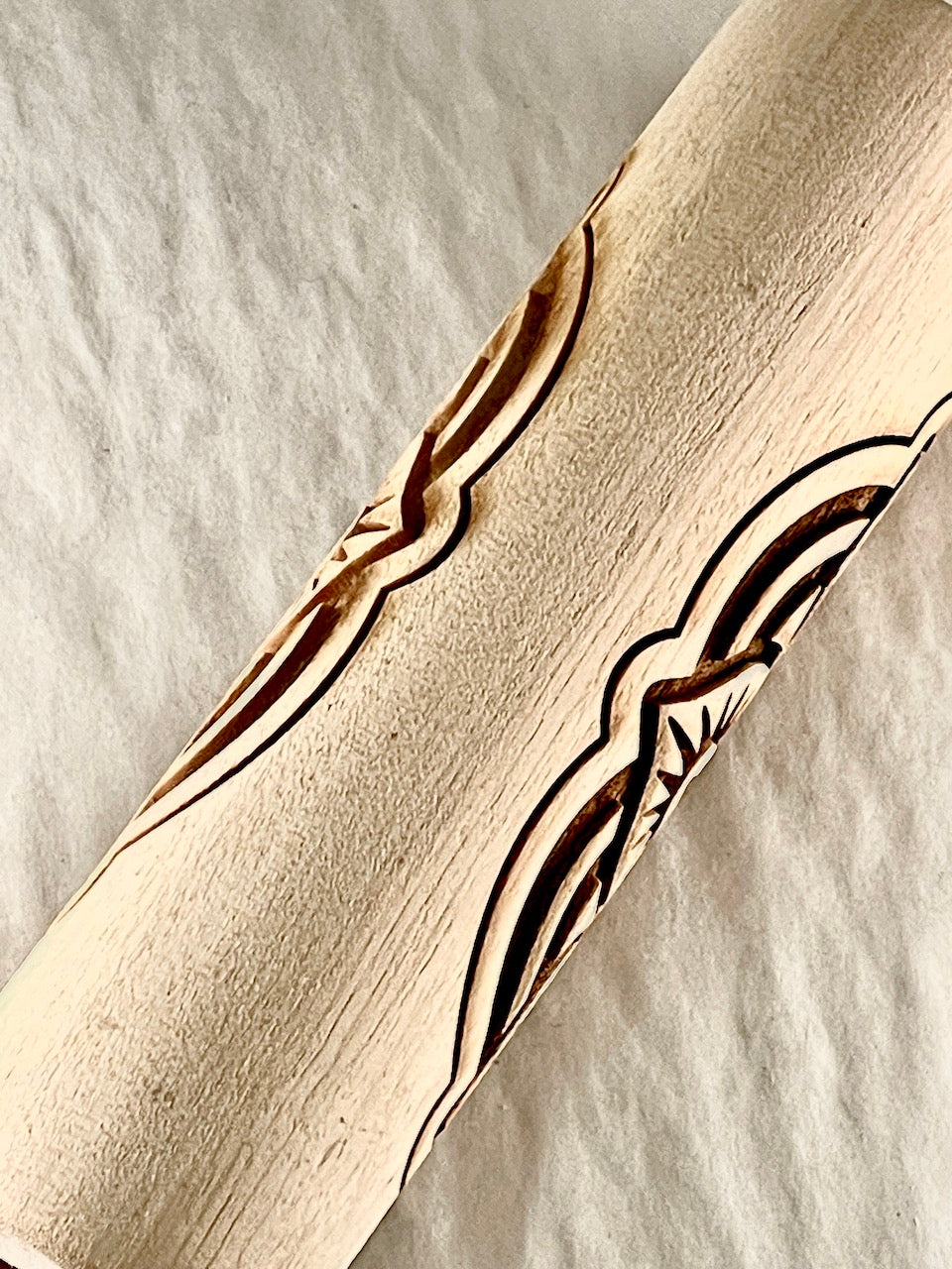 Floral Burst 7" Template Textured Rolling Pin
