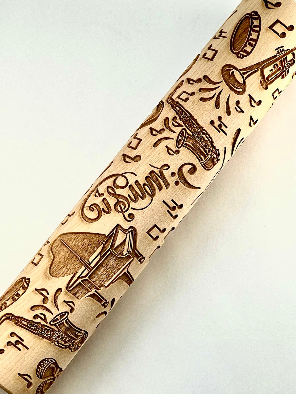 Sounds of Music Textured Rolling Pin