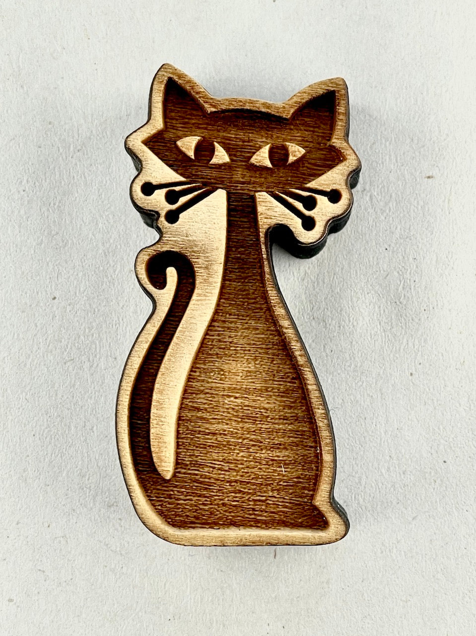 Cats, Mid-Century (Sitting)- Stamp