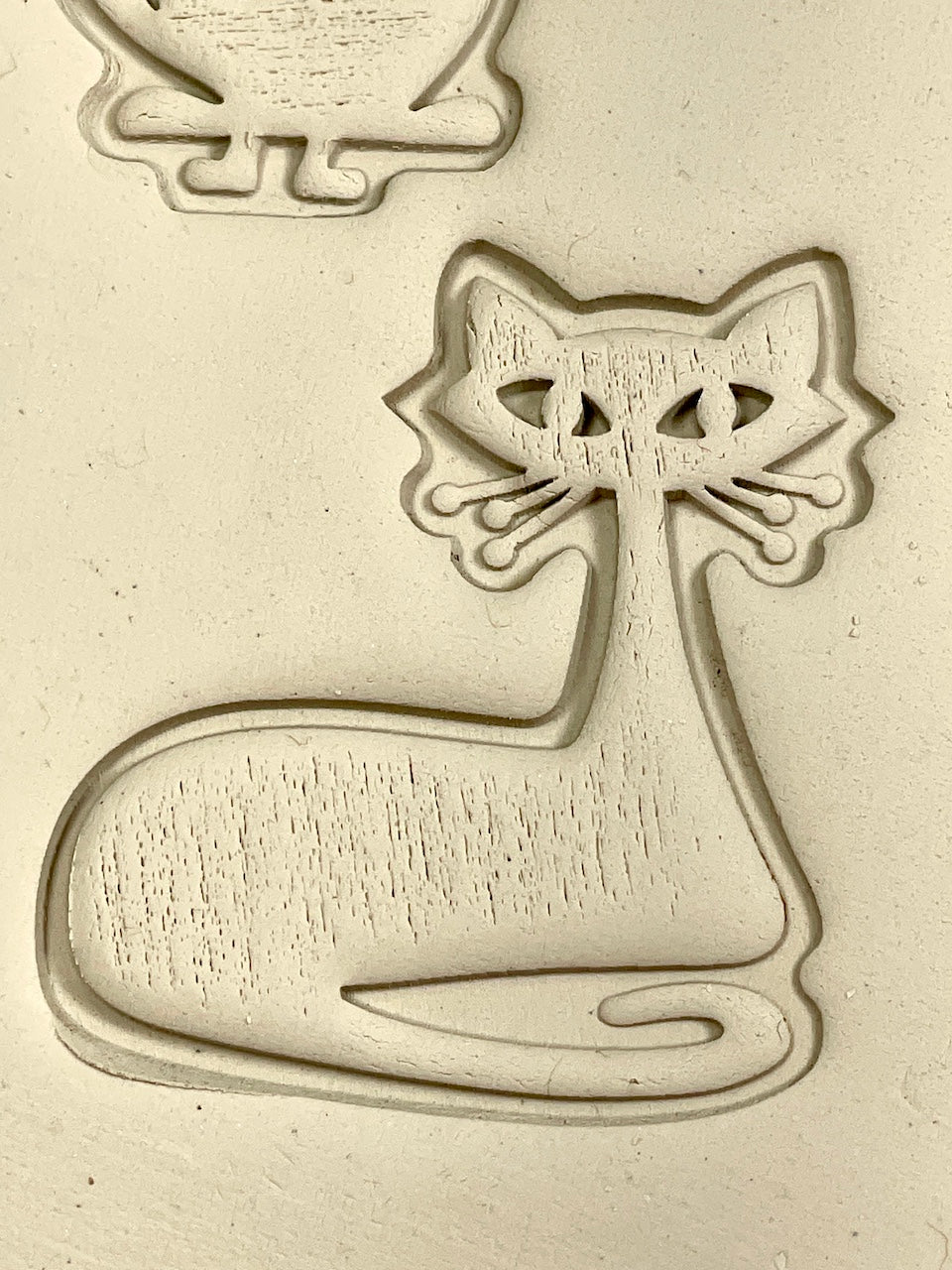 Cats, Mid-Century (Laying)- Stamp