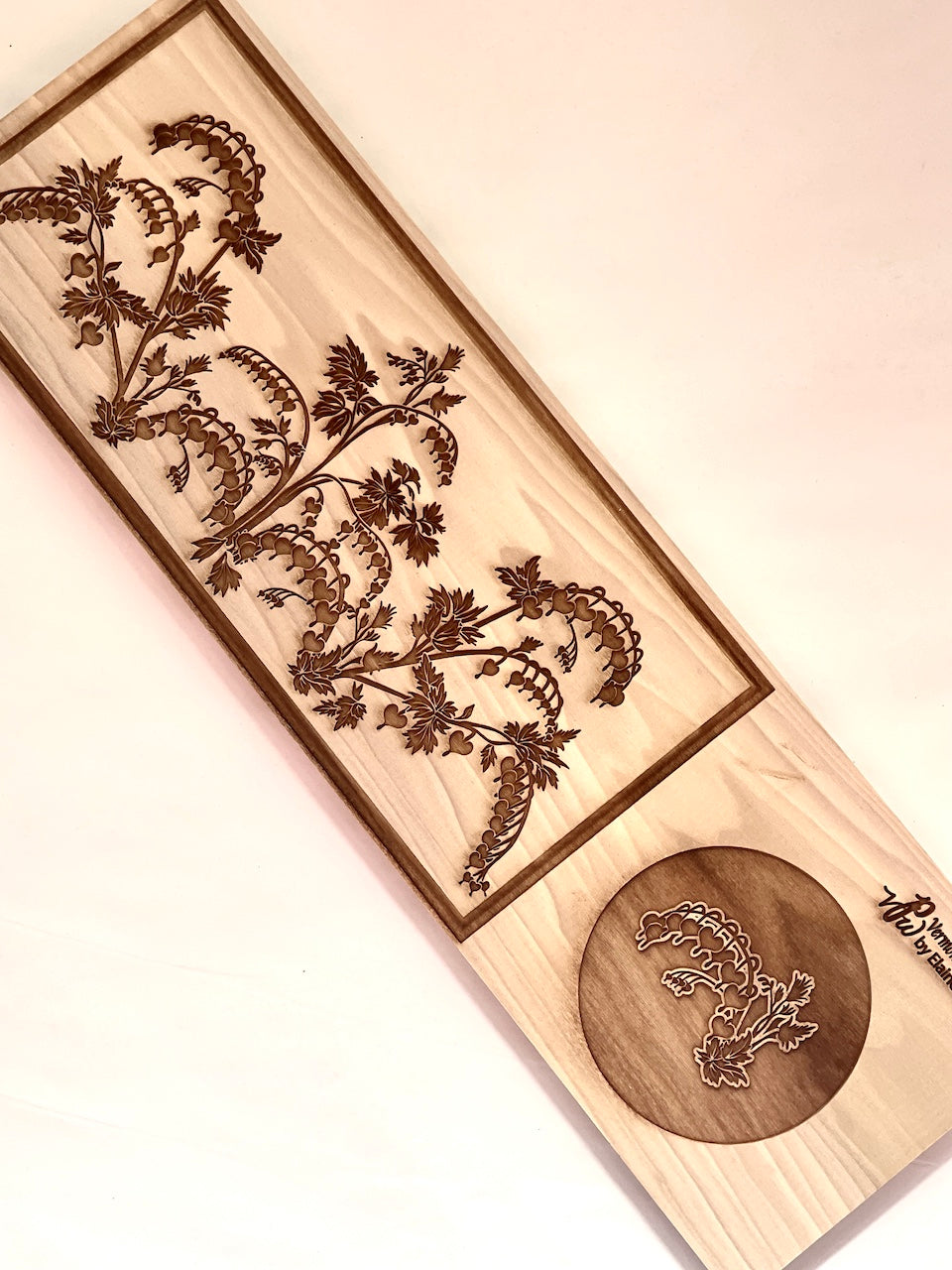 Dottie's Bleeding Hearts Textured Mug Plank