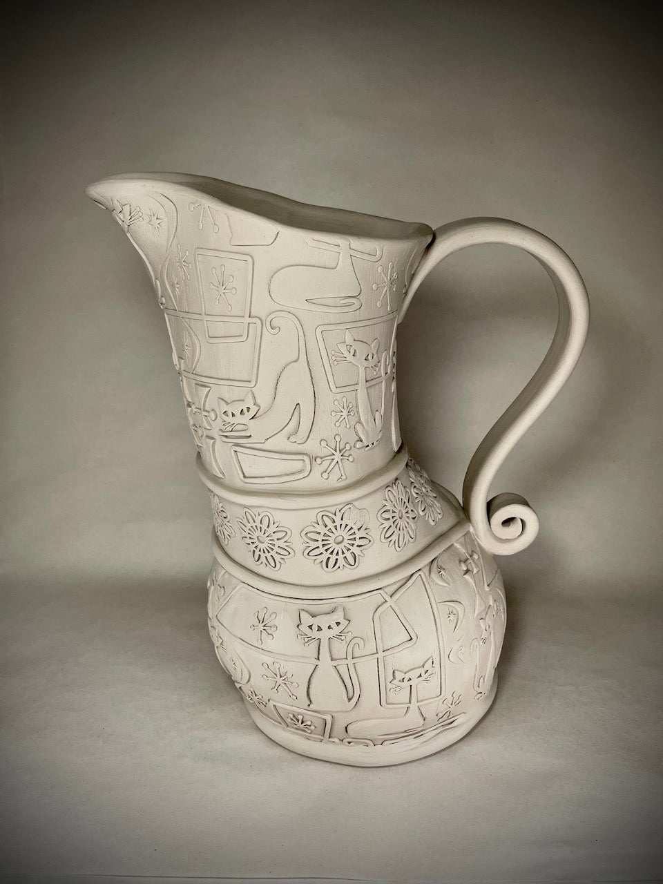 Tall Funky Pitcher Template 114