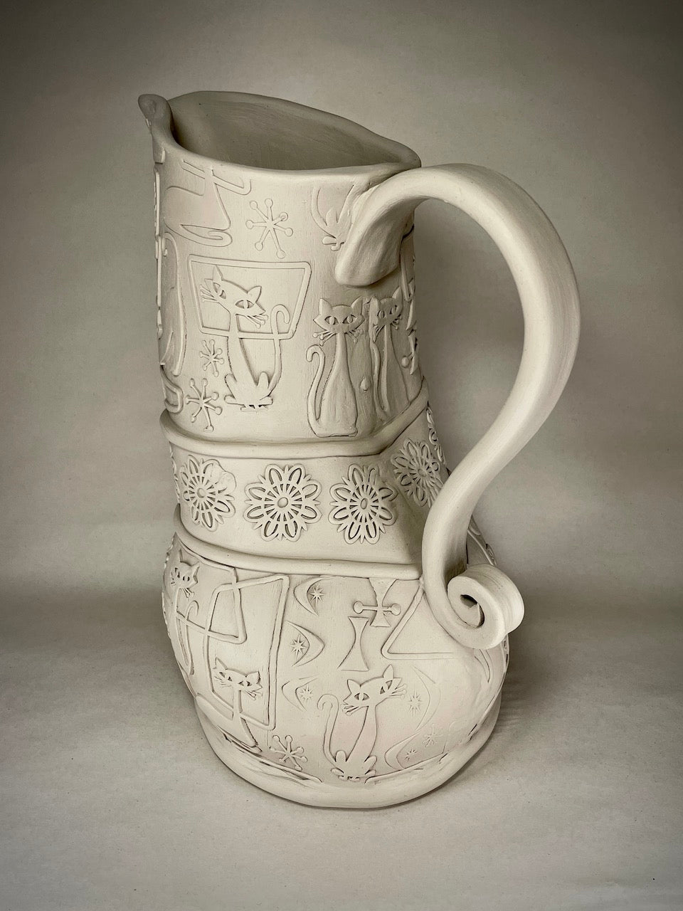Tall Funky Pitcher Template 114