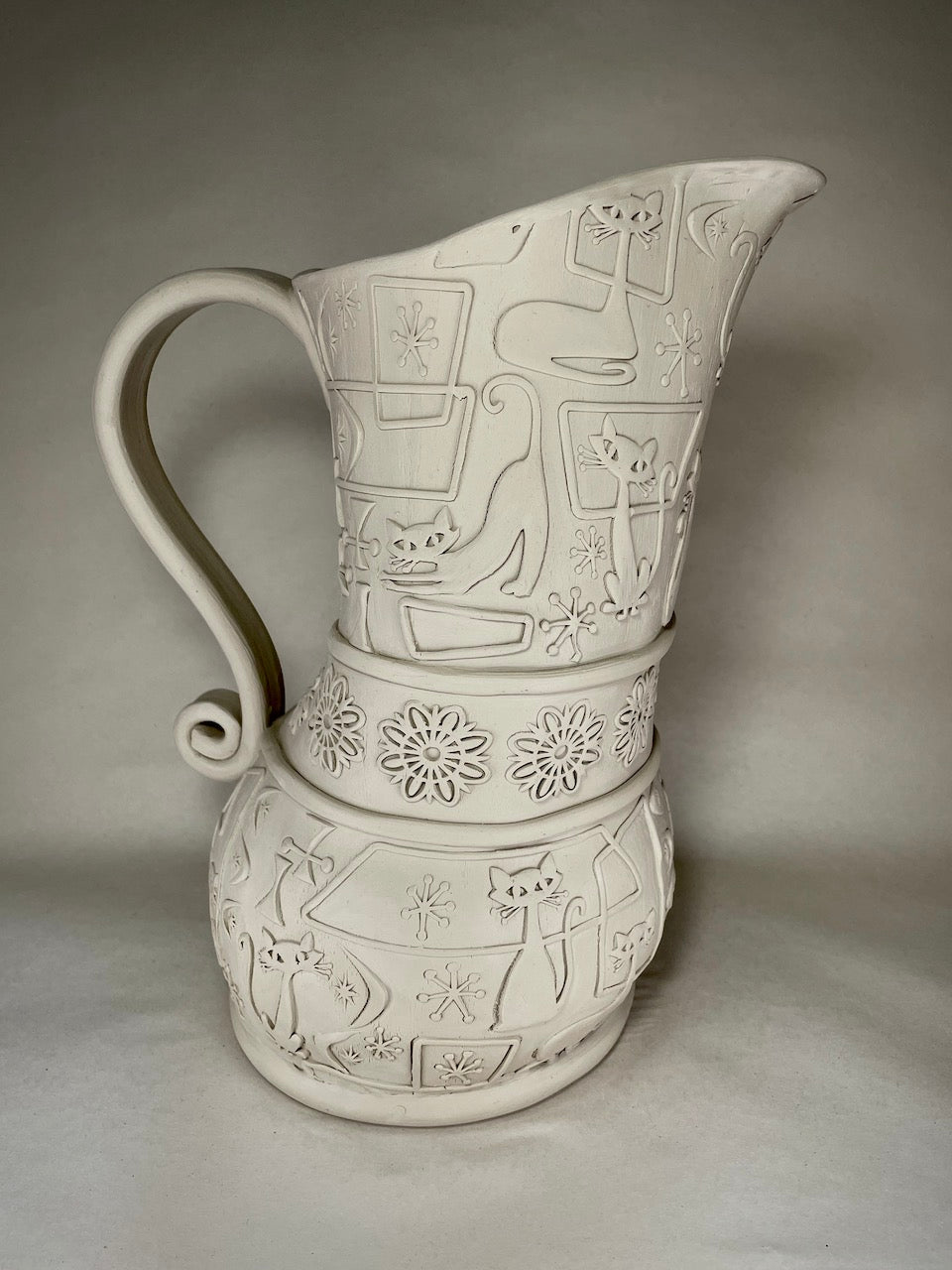 Tall Funky Pitcher Template 114