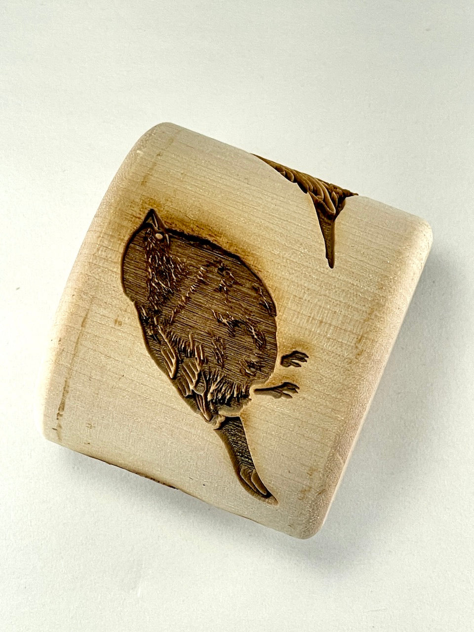 2" Birds Textured Rolling Pin