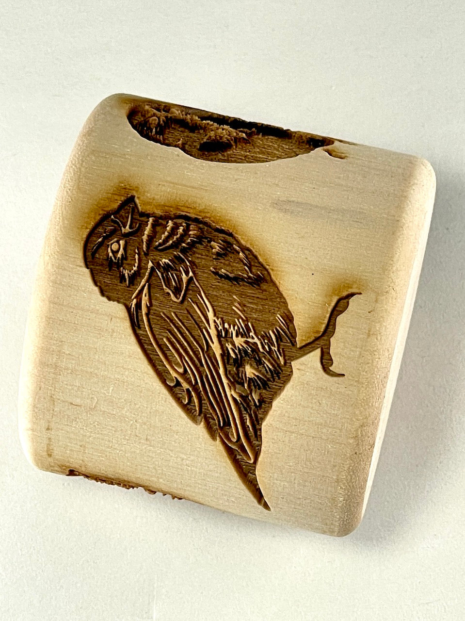 2" Birds Textured Rolling Pin