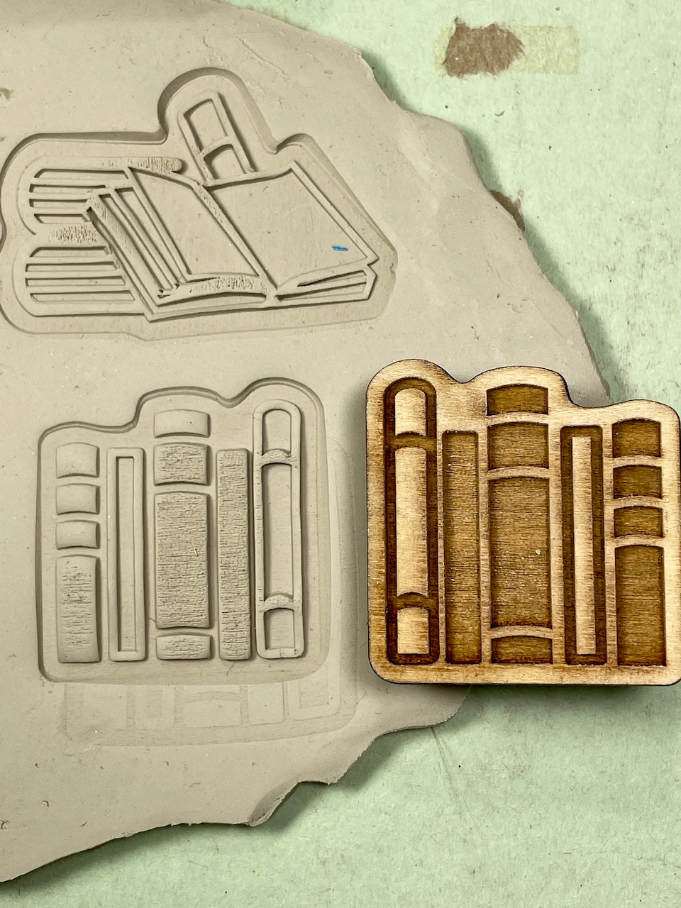 Books and Bookshelves Collection- Stamp Bundle