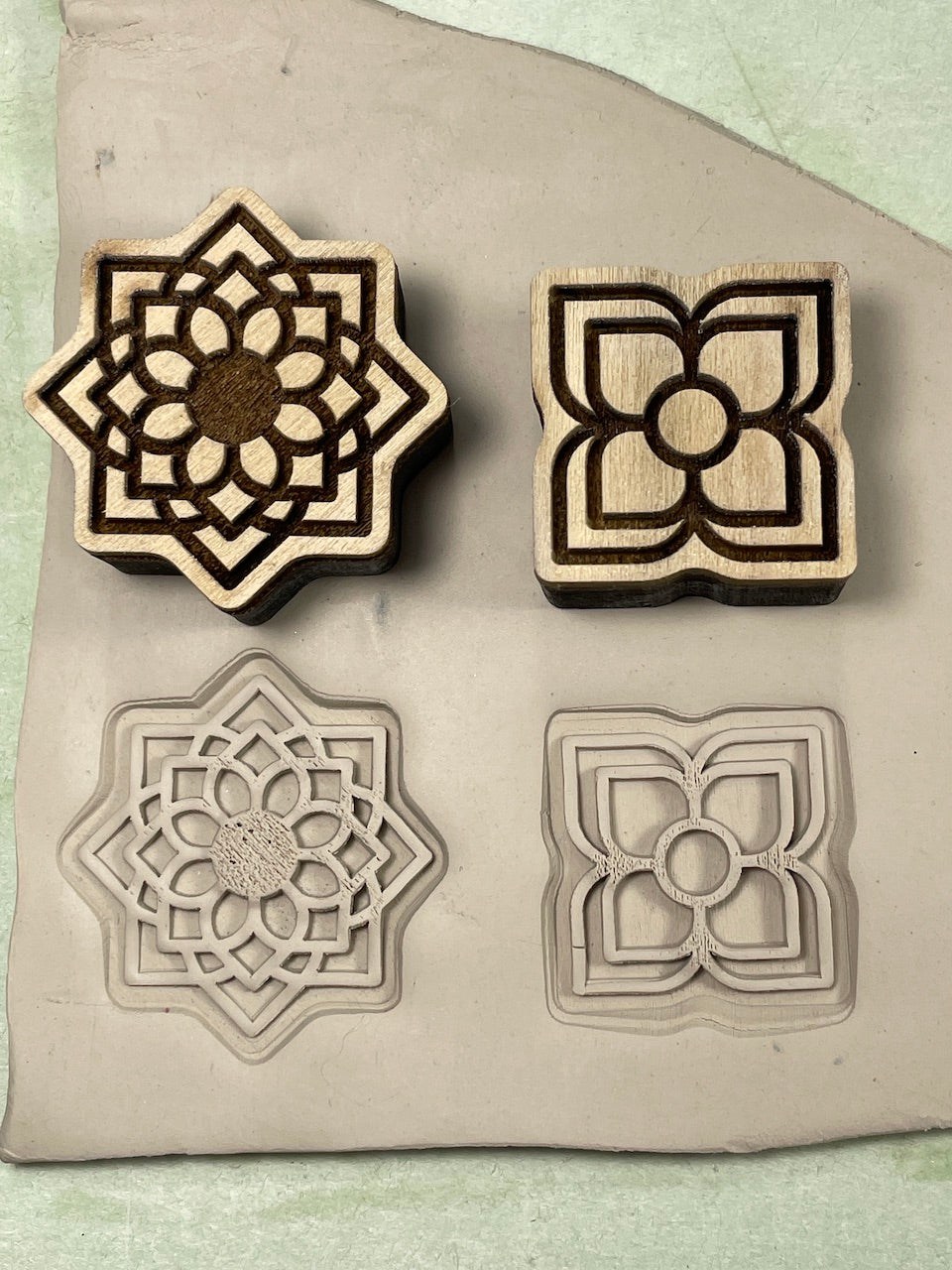 Moroccan Lattice (Complex)- Stamp