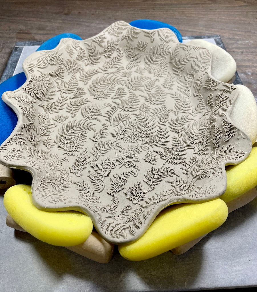 Fiddlehead Ferns Textured Rolling Pin