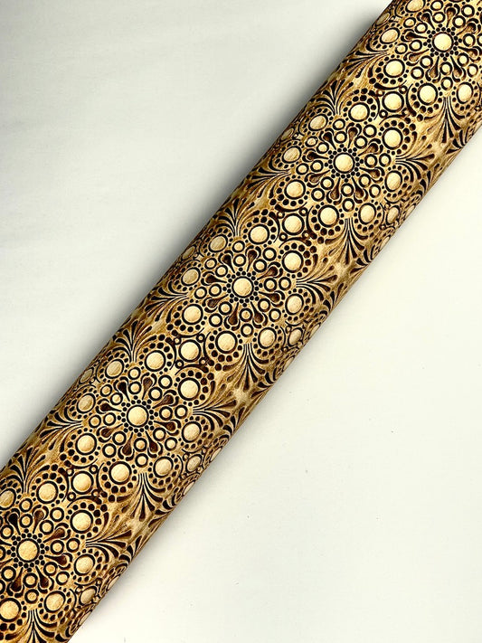 Mandala Lace (Full Coverage) Textured Rolling Pin