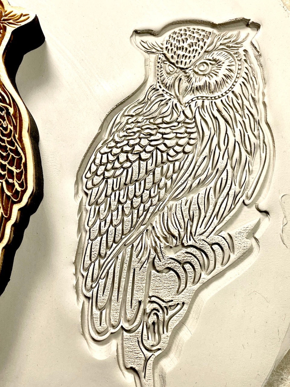 Owls (Right Facing) - Stamp