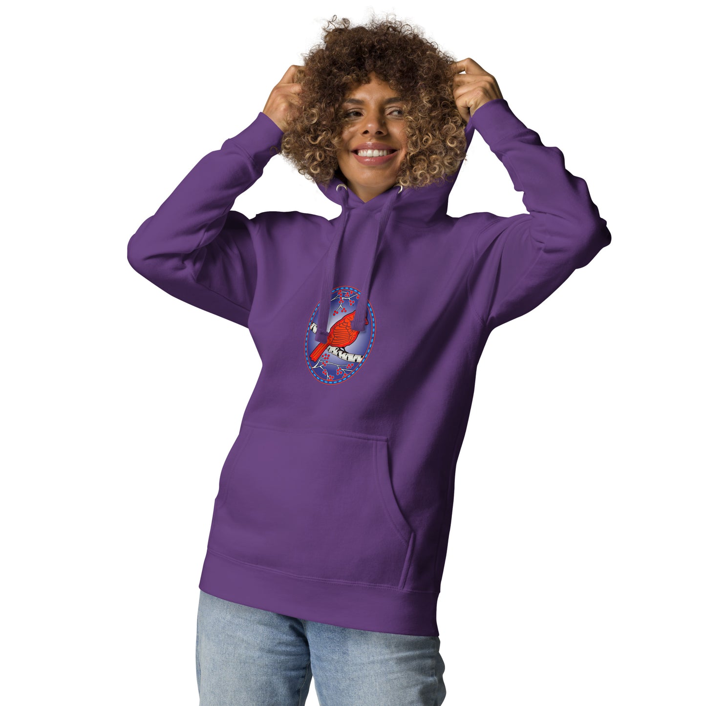 Simple Cardinal Unisex Hoodie